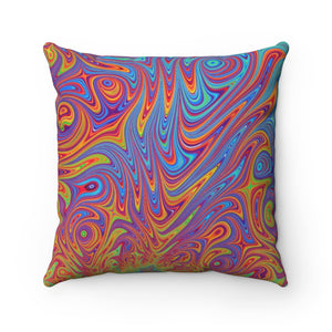 Colorful Fractal Pillow