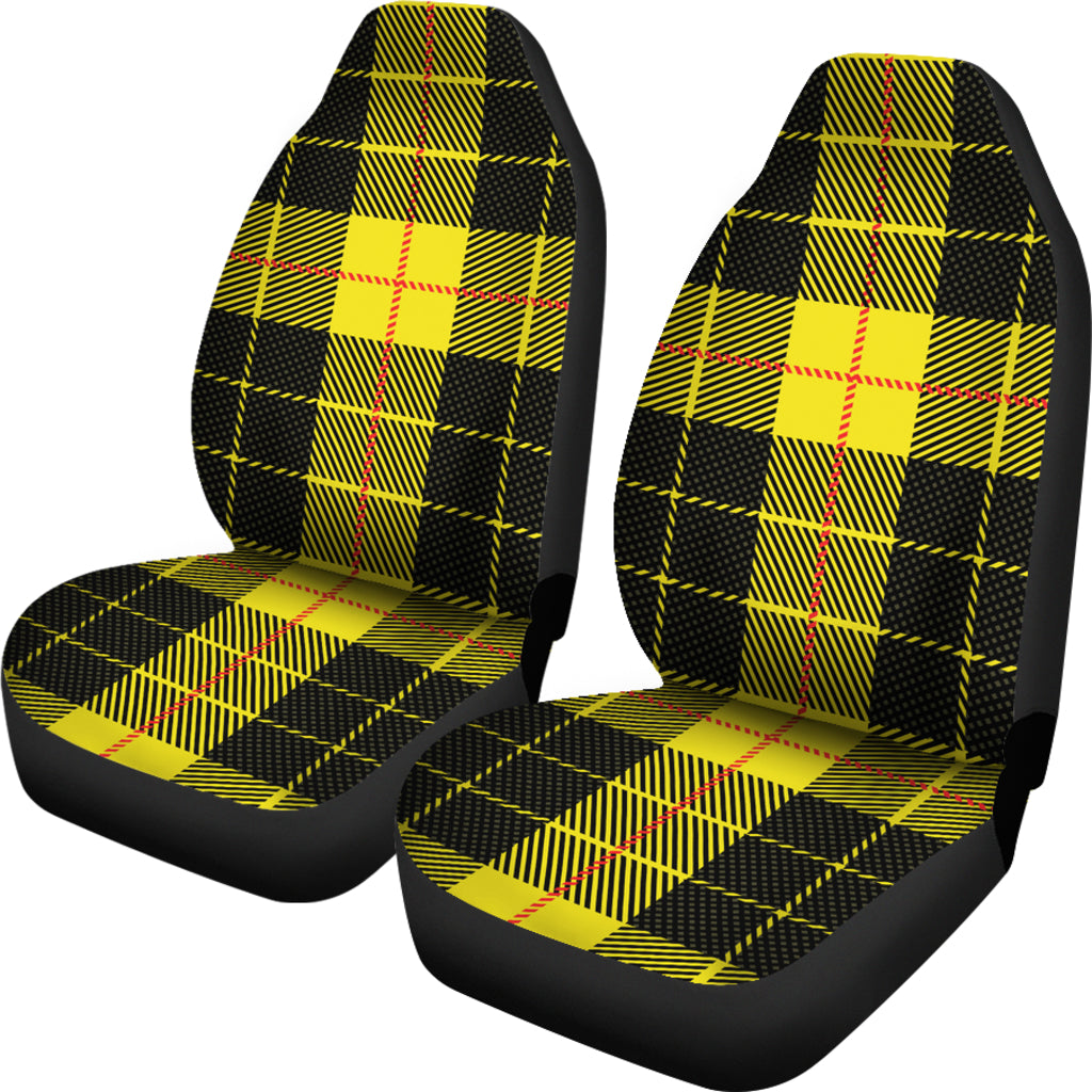 Black Yellow Checkered Car Seat Cover Geometric Tartan Plaid Seat Covers  Fit For Cars Trucks Suv Auto Protector Accessories 2pc - Automobiles Seat  Covers - AliExpress