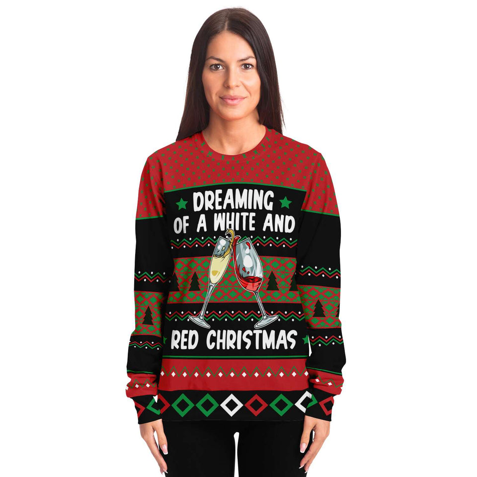 Wine Christmas Sweatshirt
