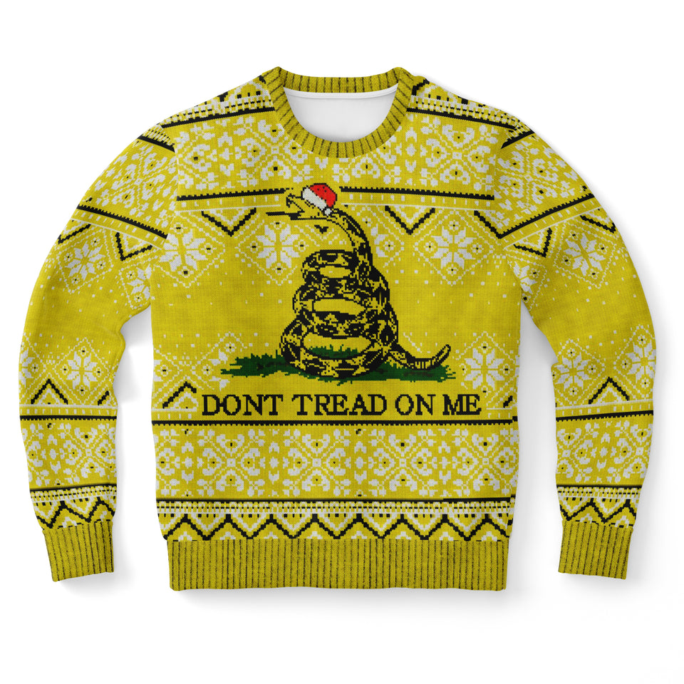 Don't Tread On Me Ugly Christmas Sweatshirt