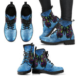 Blue Butterfly Boots