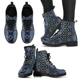 Ethnic Blue Boots