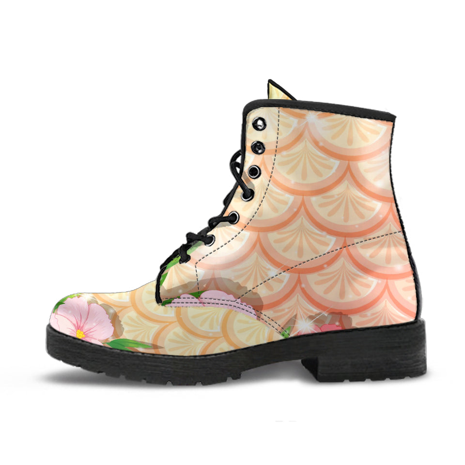 Floral Scales Boots
