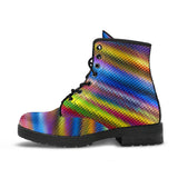 Rainbow Striped Boots