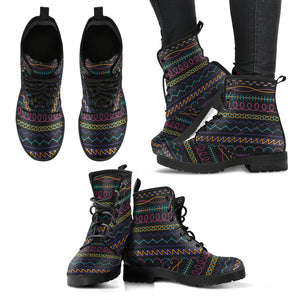 Stitch Pattern Boots