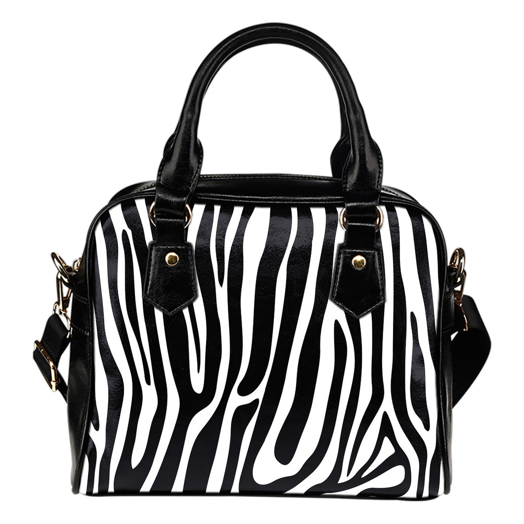 Zebra Print Shoulder Bag