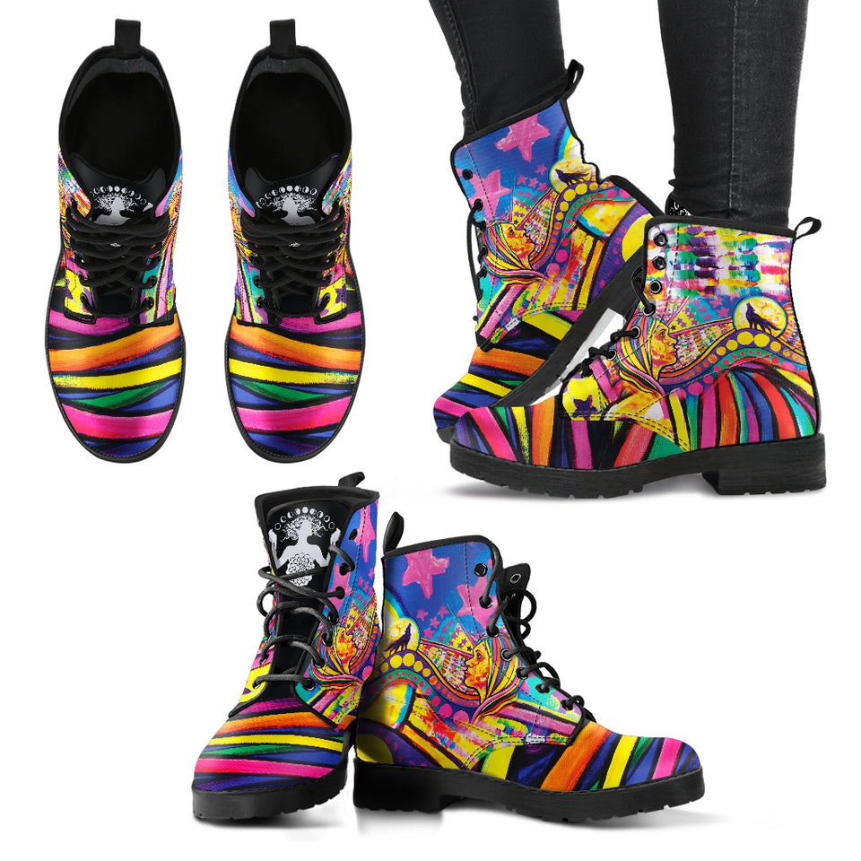 Wolf and Buddha LSD Boots