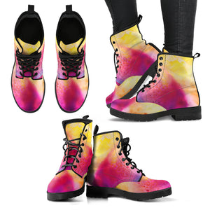 Abstract Color Boots