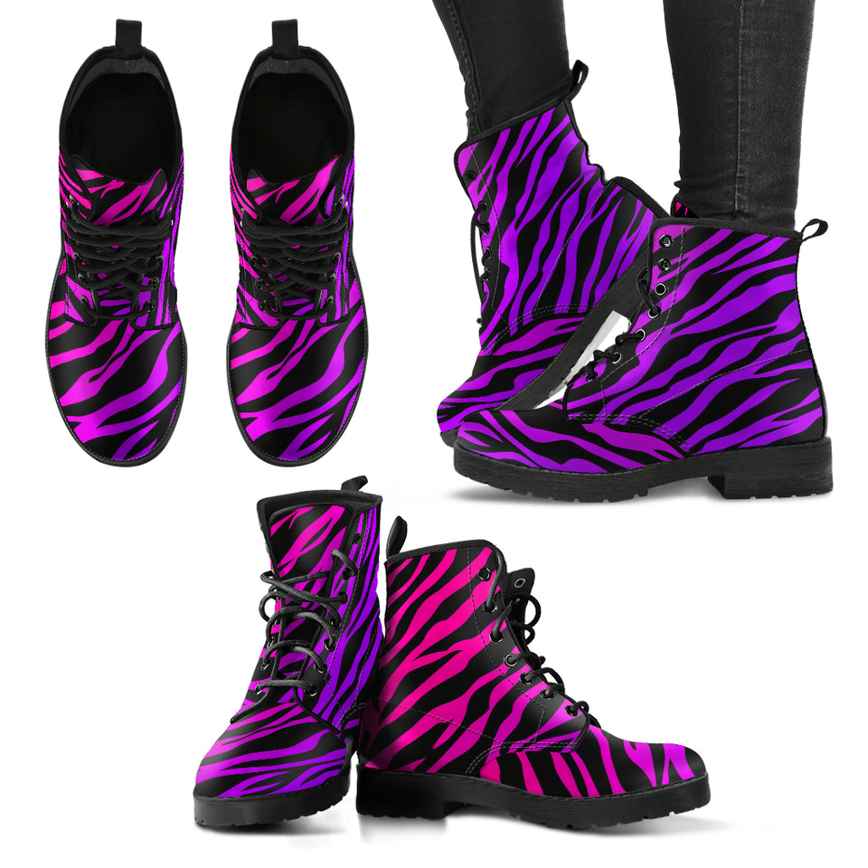 Rainbow Zebra Boots
