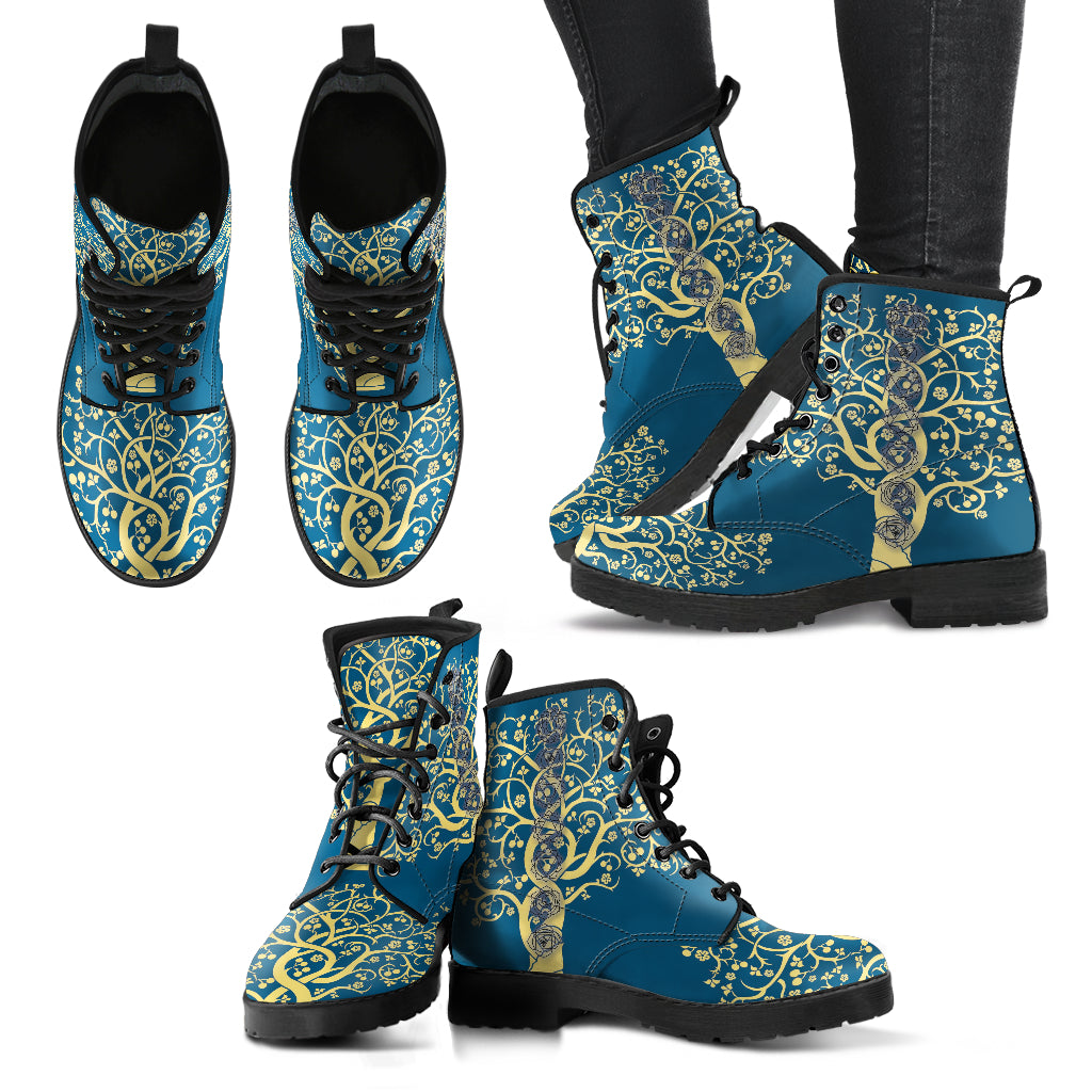 Gold Tree of Life Boots