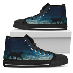 Cat Silhouette High Tops