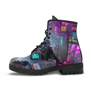 Futuristic Cyberpunk Boots