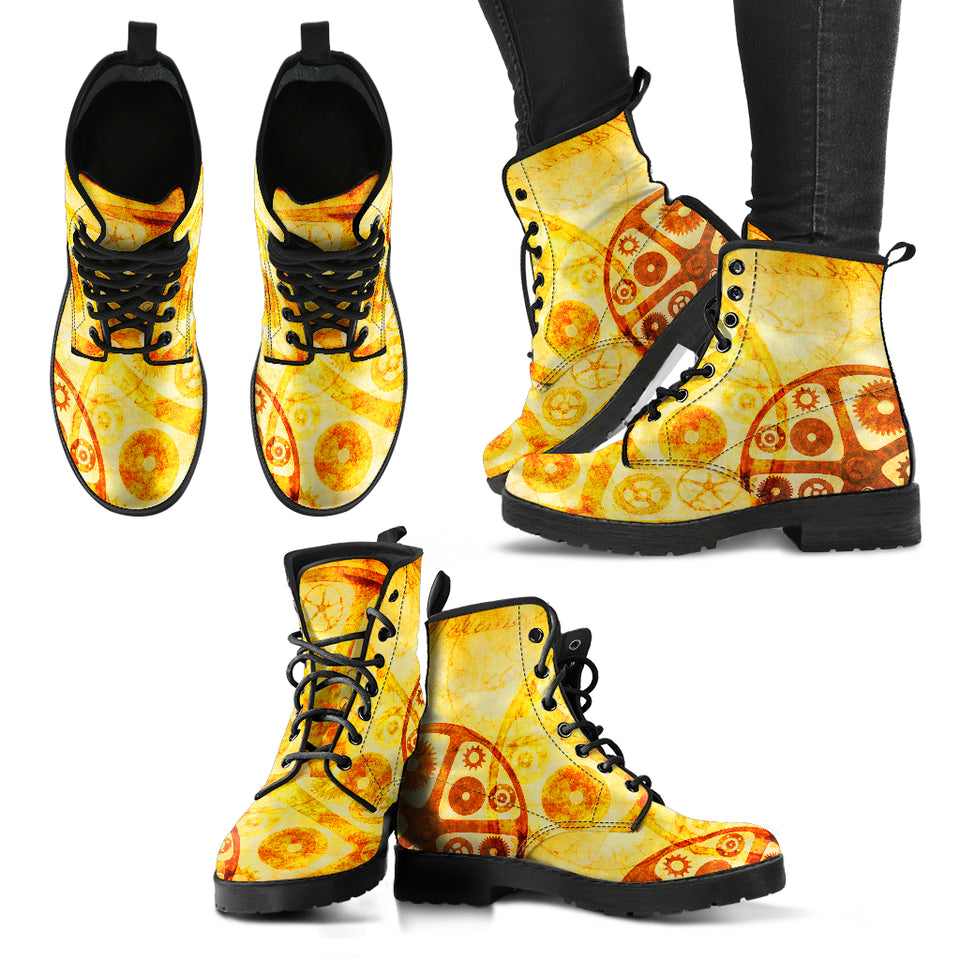 Gold Steampunk Boots