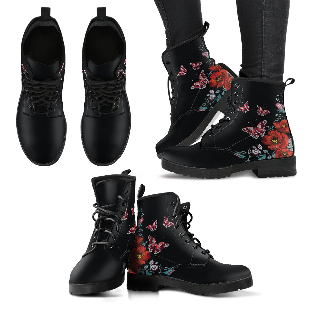 Butterfly Floral Boots
