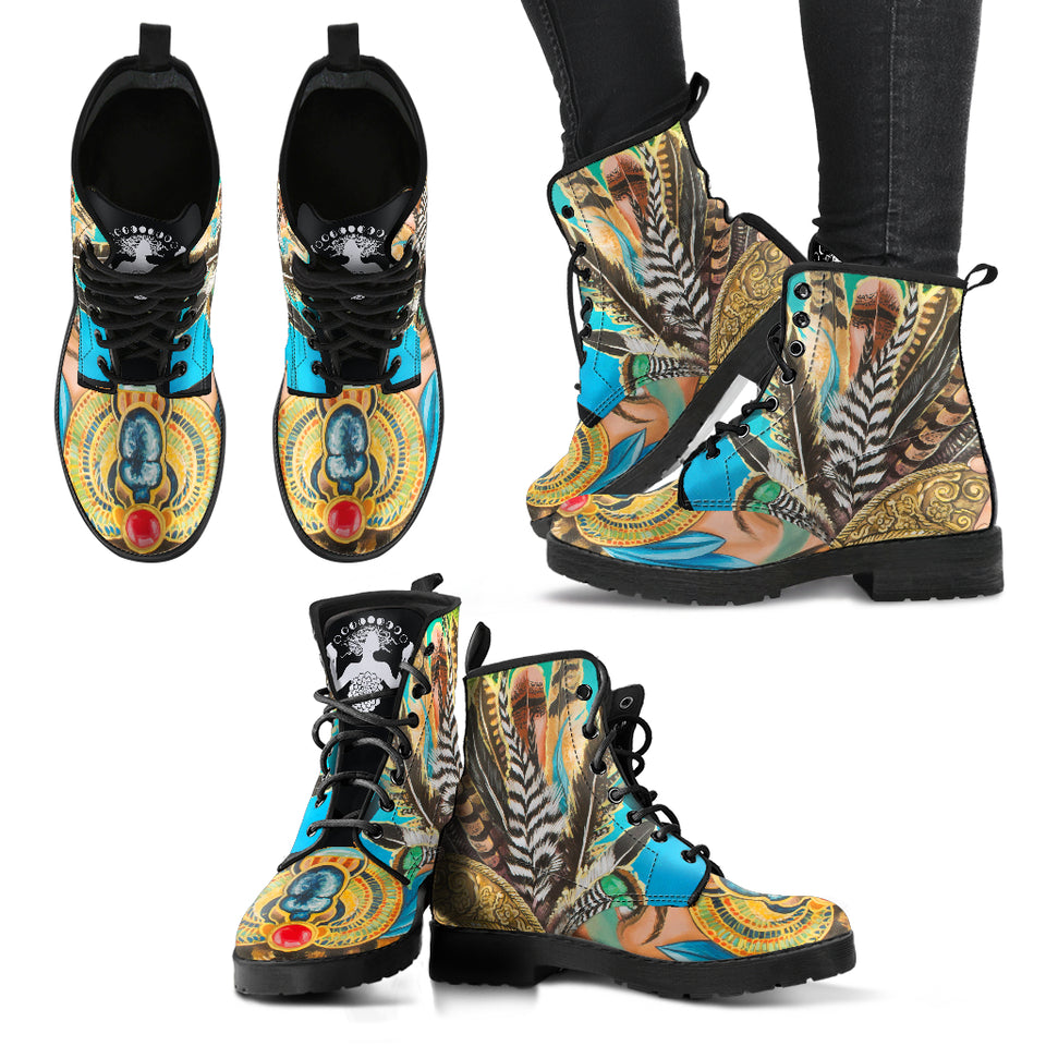 Native Feather Boots