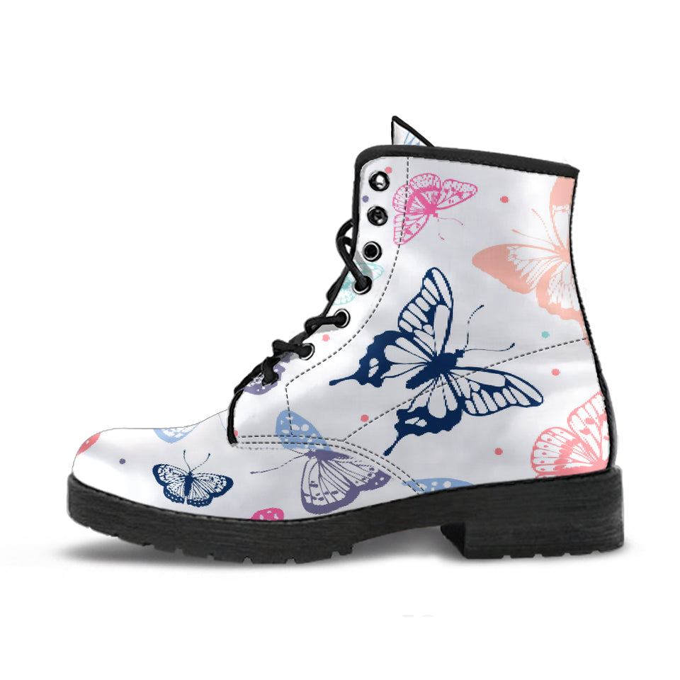 Pastel Butterfly Boots