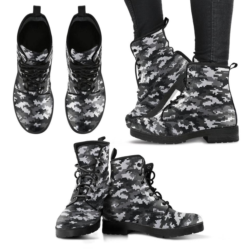 Pixel Camouflage Boots