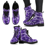 Purple Camouflage Boots