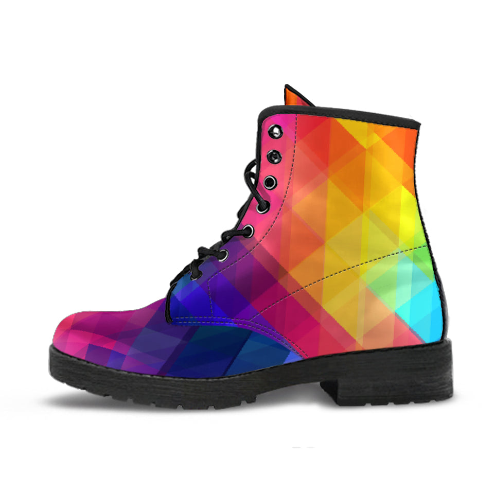 Psychedelic Cubes Boots