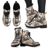Floral Sewing Machine Boots