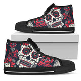 Cool Skull High Top Shoes