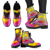 Watercolor Dragonfly Mandala Boots