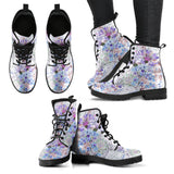 Lavender Floral Boots