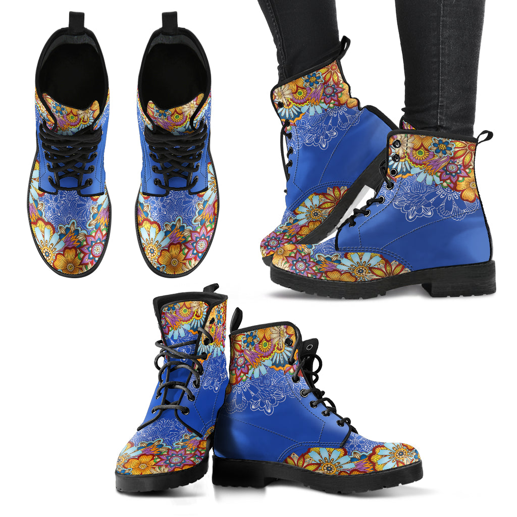 Floral Henna Boots