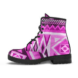 Pink Ethnic African Boots
