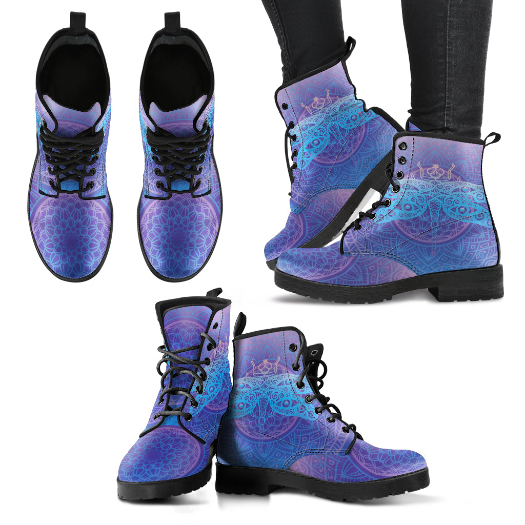 Purple Dragonfly Boots