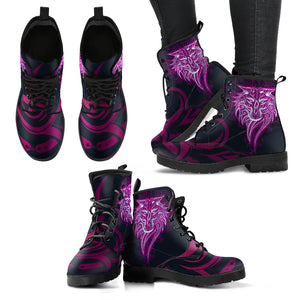 Tribal Wolf Boots