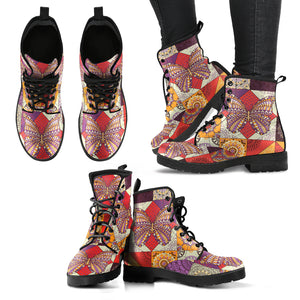 Mosaic Butterfly Boots
