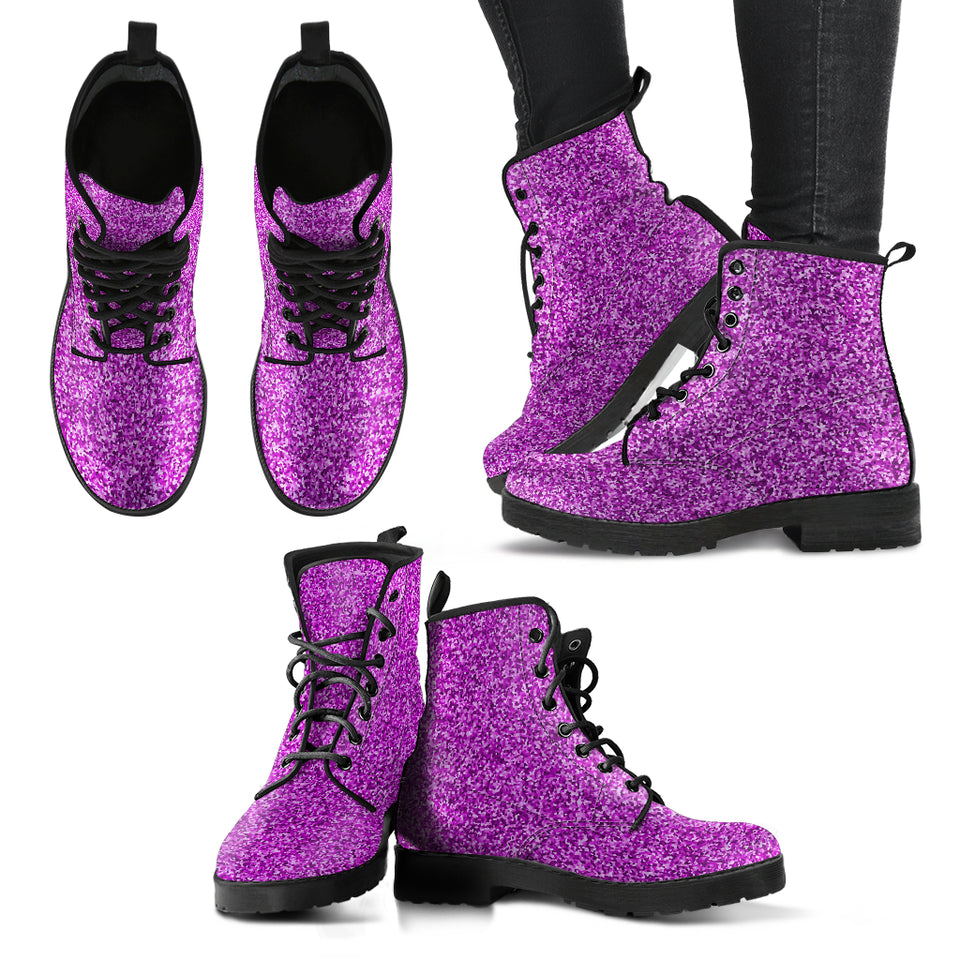 Simple Violet Boots