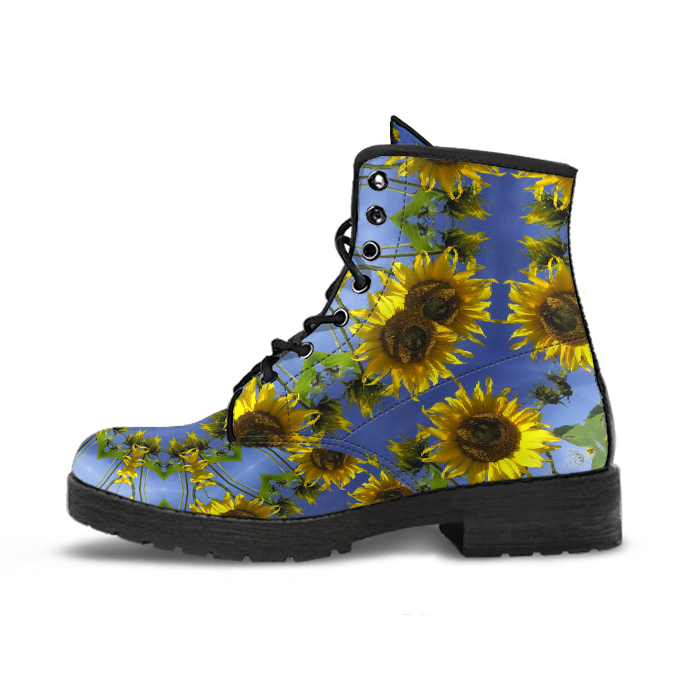 Sunflower Kaleidoscope Boots