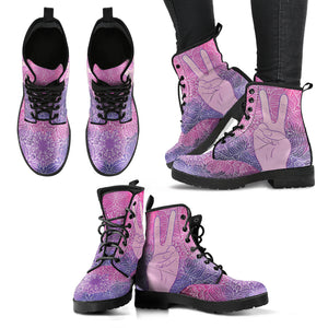 Violet Peace Boots