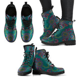 Turquoise Paisley Boots