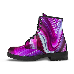 Abstract Art Pink Boots