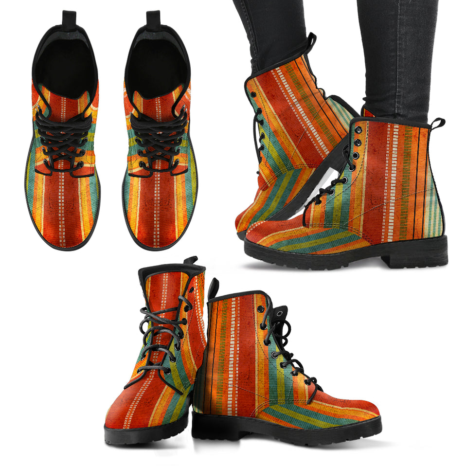 Bohemian Stripes Boots
