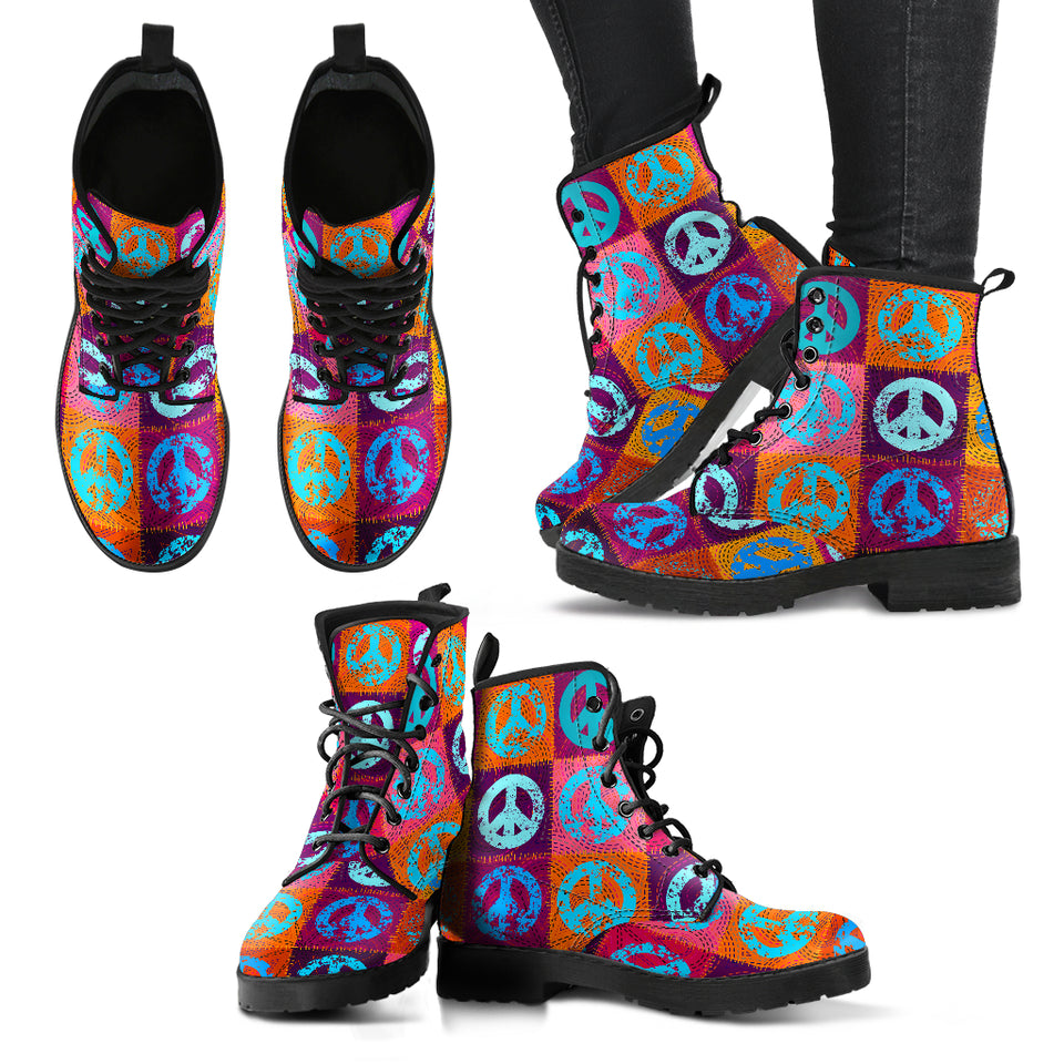 Hippie Peace Boots