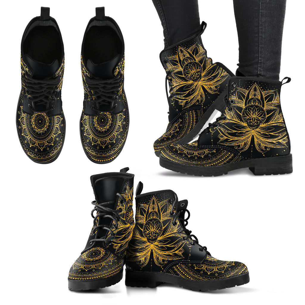Gold Lotus V2 Boots