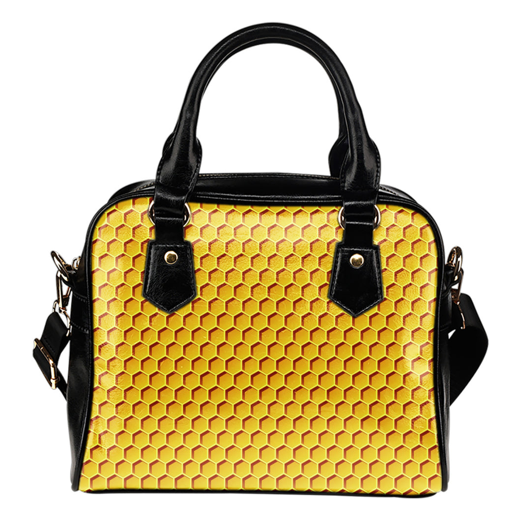 Honeycomb Shoulder Handbag