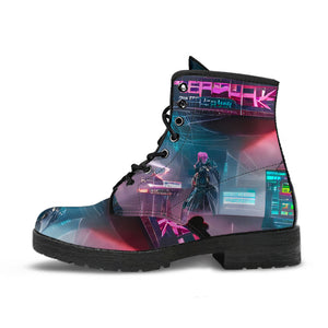 Cyberpunk Neon Concert Boots