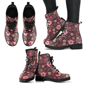 Floral Pink Boots