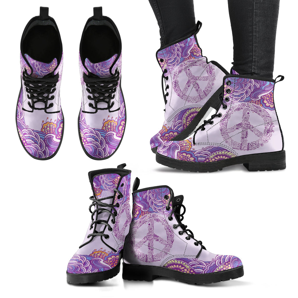 Purple Peace Boots