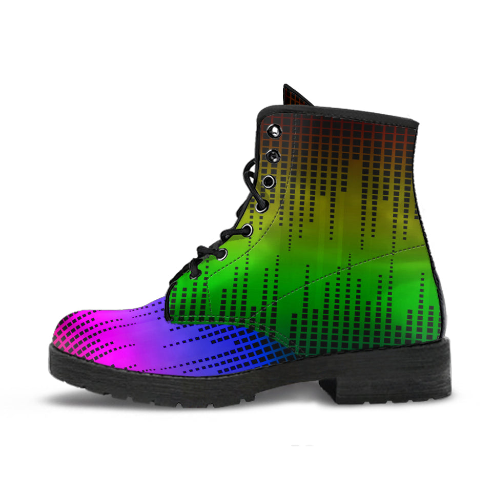 Rainbow Dotted Boots