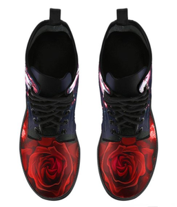 Goth Rose Boots