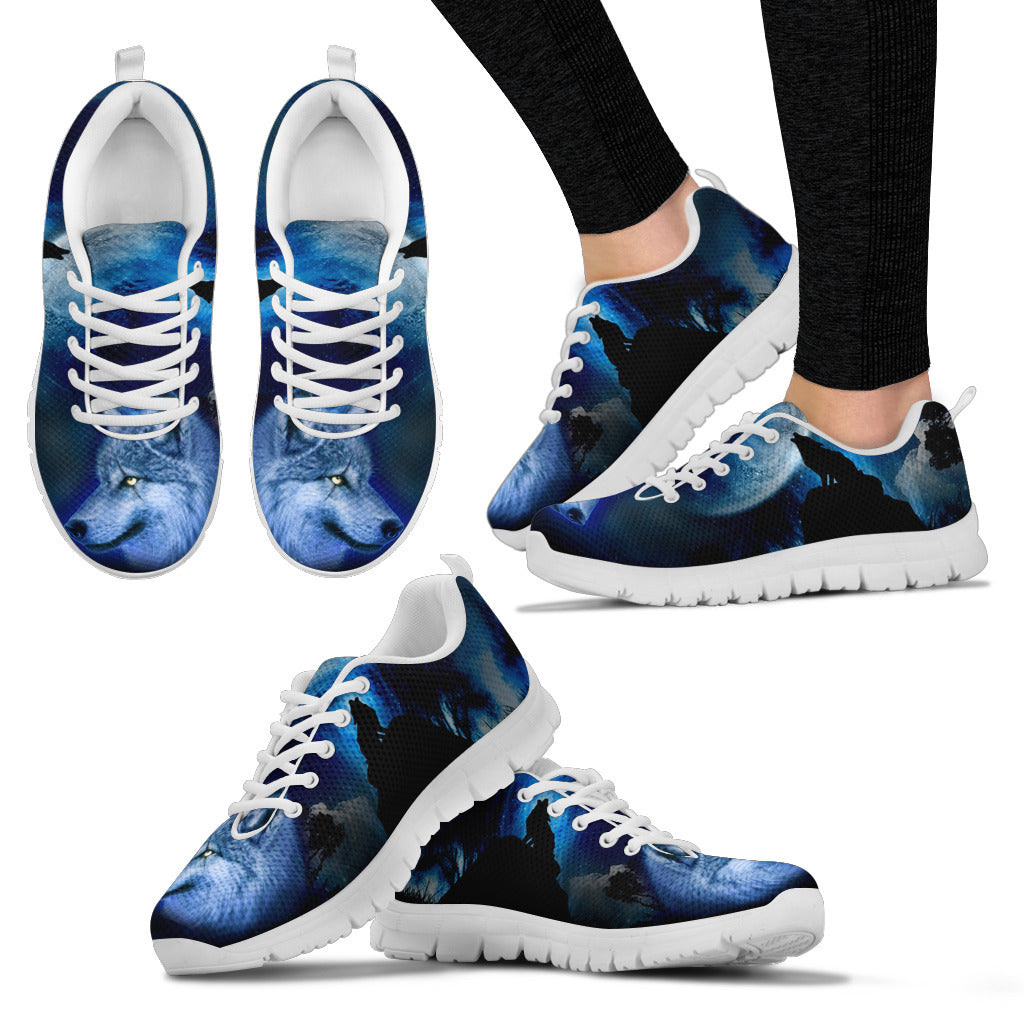 Blue Wolf Sneakers