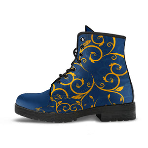 Royal Blue Seamless Boots