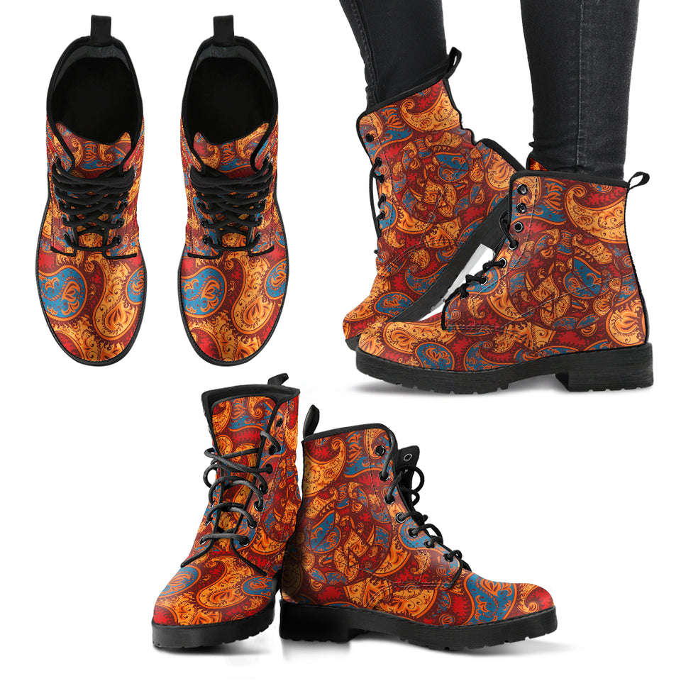 Abstract Henna Boots