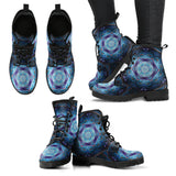 Mystical Blue Mandala Boots